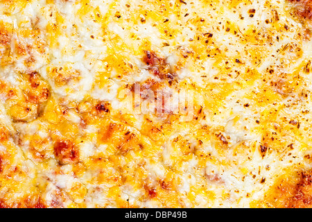 Full Frame shot d'une pizza au fromage Banque D'Images