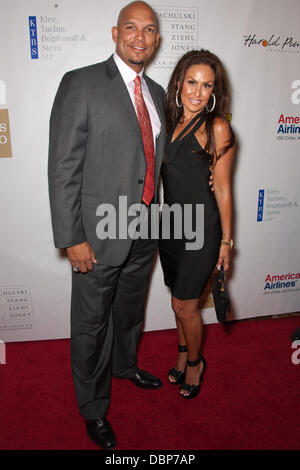 David La Justice et femme 11e Gala annuel de la Fondation de la pompe d'Harold au Hyatt Regency Los Angeles, Califorina - 03.08.11 Banque D'Images