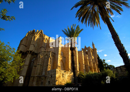 Lala Mustafa Pacha Mosquée (St. Cathédrale Saint-nicolas), Famagusta, Chypre du Nord, Chypre, Europe Banque D'Images