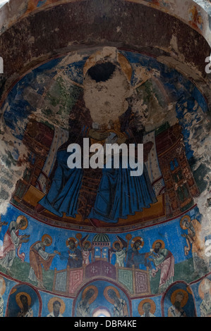 Au Monastère, fresques Akhtala Débède Canyon, Lori Province, Arménie Banque D'Images