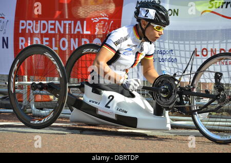 La Prudential RideLondon Grand Prix - Paralympique avec cycle Banque D'Images