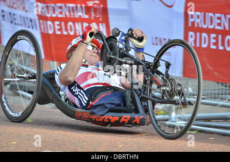 La Prudential RideLondon Grand Prix - Paralympique avec cycle Banque D'Images