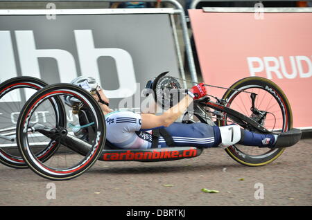 La Prudential RideLondon Grand Prix - Paralympique avec cycle Banque D'Images