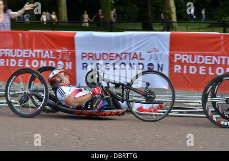 La Prudential RideLondon Grand Prix - Paralympique avec cycle Banque D'Images