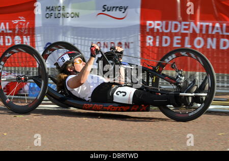 La Prudential RideLondon Grand Prix - Paralympique avec cycle Banque D'Images