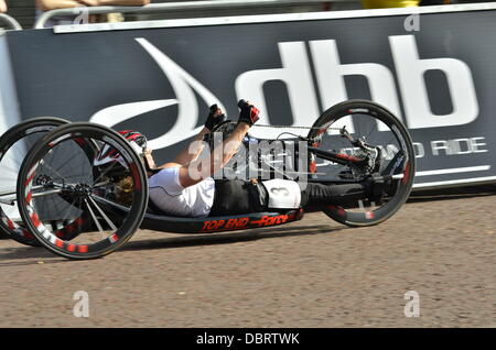 La Prudential RideLondon Grand Prix - Paralympique avec cycle Banque D'Images