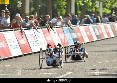 La Prudential RideLondon Grand Prix - Paralympique avec cycle Banque D'Images