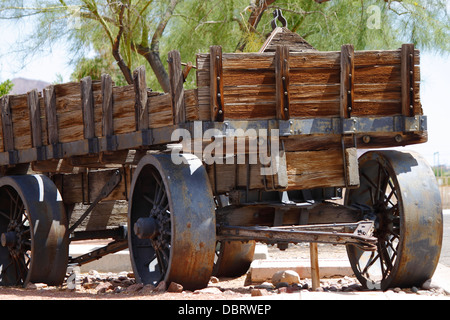 Old Western Stage Coach Banque D'Images