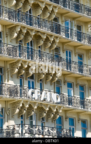 Grand Hotel sur front de mer de Brighton East Sussex England UK Banque D'Images