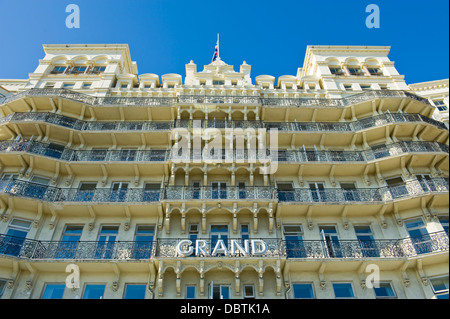 Grand Hotel sur front de mer de Brighton East Sussex England UK Banque D'Images