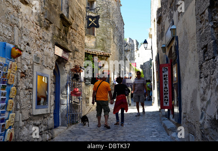 Les Baux-de-Provence château historique Château des Baux de Provence Alpilles monument France Banque D'Images