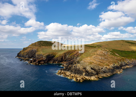 Kellan Head à Port Quin sur la côte nord des Cornouailles Banque D'Images