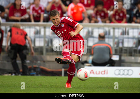 Bastian Schweinsteiger (Bayern), 1 août 2013 - Football / Soccer : Audi Cup 2013 match final entre FC Bayern Munchen 2-1 Manchester City à l'Allianz Arena de Munich, Allemagne. (Photo de Maurizio Borsari/AFLO) [0855] Banque D'Images