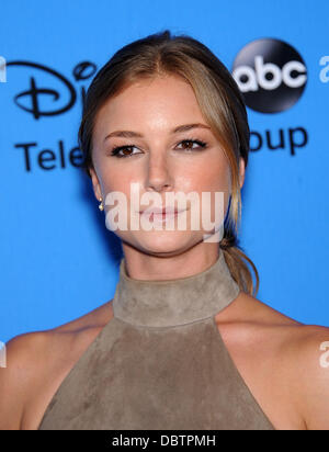 Los Angeles, Californie, USA. 4e août 2013. Emily VanCamp arrive pour l'ABC All Star de l'été 2013 TCA Party à l'hôtel Hilton. Credit : Lisa O'Connor/ZUMAPRESS.com/Alamy Live News Banque D'Images