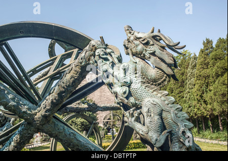 Libre d'un ancien planétarium dans l'ancien observatoire, Beijing Banque D'Images