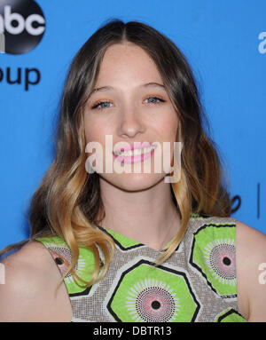 Los Angeles, Californie, USA. 4e août 2013. Sophie Lowe arrive pour l'ABC All Star de l'été 2013 TCA Party à l'hôtel Hilton. Credit : Lisa O'Connor/ZUMAPRESS.com/Alamy Live News Banque D'Images