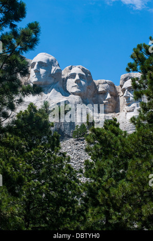 Le Mont Rushmore, dans le Dakota du Sud, États-Unis d'Amérique, Amérique du Nord Banque D'Images