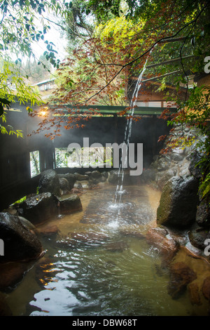 Kurokawa onsen, spa public, Kyushu, au Japon, en Asie Banque D'Images