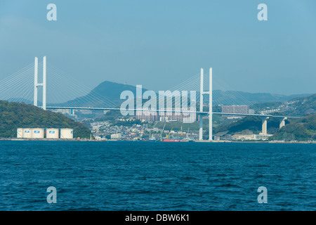 Pont Megami, Nagasaki, Kyushu, au Japon, en Asie Banque D'Images