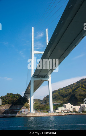 Pont Megami, Nagasaki, Kyushu, au Japon, en Asie Banque D'Images