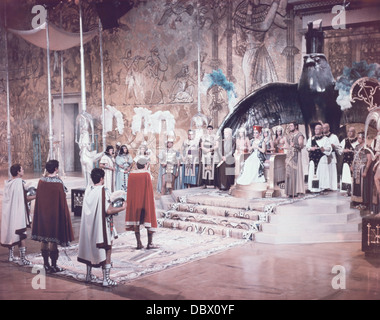 1960 L'ENSEMBLE DE FILM 1963 Cléopâtre avec Elizabeth Taylor en rôle-titre Banque D'Images