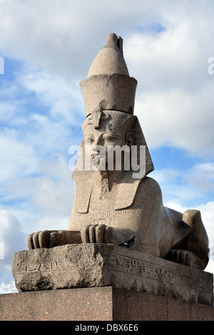 La Russie, Saint-Pétersbourg, Sphinx Banque D'Images