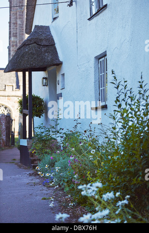 Un cottage traditionnel à Woodbury, près d'Exeter, Devon, Grande-Bretagne. Banque D'Images