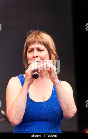 Groupe de jazz finlandais tout sur ève à la Kiel Week 2013, éditorial, le modèle ne libération Banque D'Images