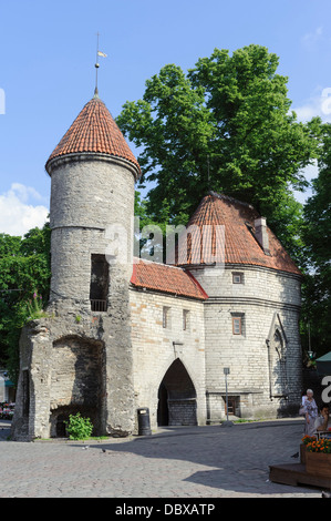 Viru-Gate à Tallinn, Estonie, Europe, Unesco-World-patrimoine Banque D'Images