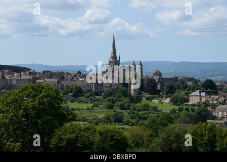 Cathédrale Saint-Lazare à Autun, France Banque D'Images