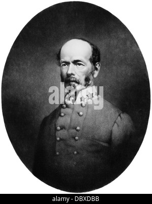 Années 1800 Années 1860 PORTRAIT DE JOSEPH E JOHNSTON GÉNÉRAL DES ÉTATS Confédérés ont également combattu dans les guerres SÉMINOLES ET MEXICAN AMERICAN WAR Banque D'Images