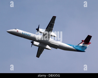 LX-LGH Luxair De Havilland Canada DHC-8-402Q Dash 8 - cn 4420 13juillet2013 2 Banque D'Images