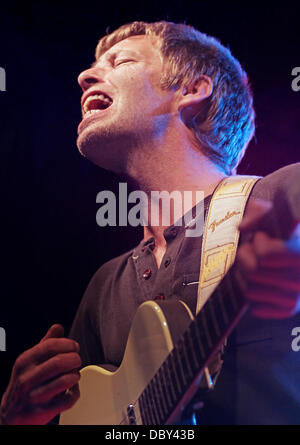 Lee Mavers The La's effectuer le dernier de leurs concerts dépouillée à guichet fermé O2 Academy Liverpool Liverpool, Angleterre - 09.09.11 Banque D'Images