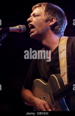 Lee Mavers The La's effectuer le dernier de leurs concerts dépouillée à guichet fermé O2 Academy Liverpool Liverpool, Angleterre - 09.09.11 Banque D'Images