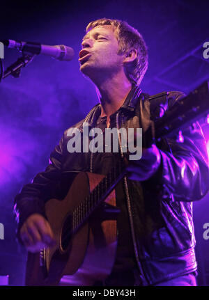 Lee Mavers The La's effectuer le dernier de leurs concerts dépouillée à guichet fermé O2 Academy Liverpool Liverpool, Angleterre - 09.09.11 Banque D'Images