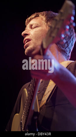 Lee Mavers The La's effectuer le dernier de leurs concerts dépouillée à guichet fermé O2 Academy Liverpool Liverpool, Angleterre - 09.09.11 Banque D'Images