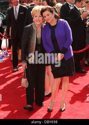 Debbie Reynolds, Carrie Fisher 2011 Primetime Creative Arts Emmy Awards tenue au Nokia Theatre L.A. Vivre à Los Angeles, Californie - 10.09.11 Banque D'Images