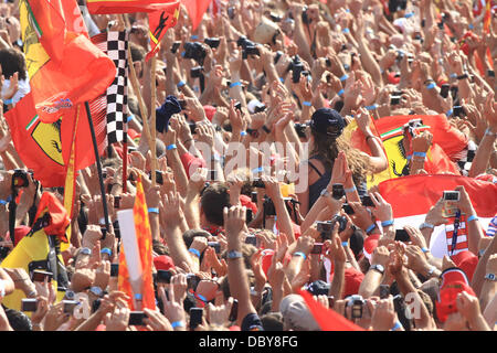 Atmosphère 2011 Italian Grand Prix de Formule 1 de Monza, Italie - 11.09.11 ***Pas disponible pour publication en Allemagne. Disponible pour publication dans le reste du monde*** Banque D'Images