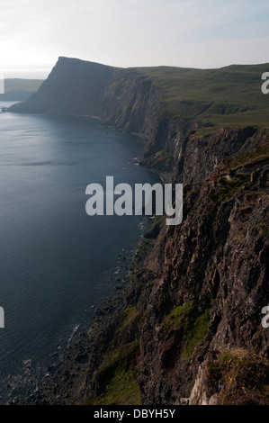 Waterstein Head Ramasaig de Falaise. Duirinish côte, Isle of Skye, Scotland, UK Banque D'Images