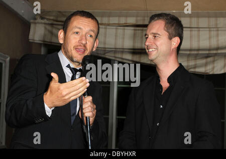 Dany Boon, consul français David Martinon Une soirée avec Dany Boon tenue à l'accueil du Consulat général de Los Angeles, Californie - 14.09.11 Banque D'Images