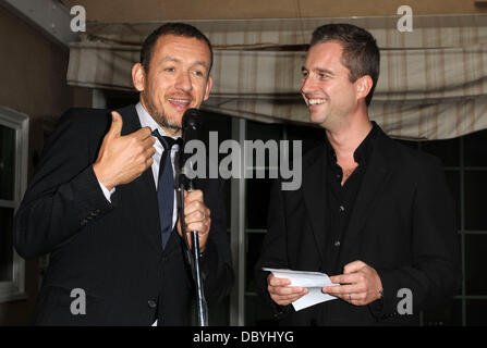 Dany Boon, consul français David Martinon Une soirée avec Dany Boon tenue à l'accueil du Consulat général de Los Angeles, Californie - 14.09.11 Banque D'Images