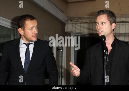 Dany Boon, consul français David Martinon Une soirée avec Dany Boon tenue à l'accueil du Consulat général de Los Angeles, Californie - 14.09.11 Banque D'Images