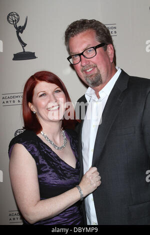 Kate Flannery et Chris Haston 63e Primetime Emmy écrivains prête-nom Réception au Leonard H. Goldenson Theatre Los Angeles, Californie - 15.09.11 Banque D'Images