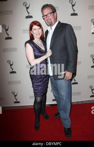 Kate Flannery et Chris Haston 63e Primetime Emmy écrivains prête-nom Réception au Leonard H. Goldenson Theatre Los Angeles, Californie - 15.09.11 Banque D'Images