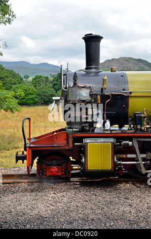 Seascale et Eskdale Railway - un chemin de fer à 15' le Lake District - loc à vapeur 'Northern Rock'. Banque D'Images