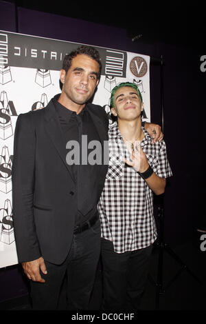 Bobby Cannavale et son fils Jake (sportifs Cannavale cheveux verts) Le Casting Society of America's 27e Artios Awards qui a eu lieu au niveau du district 36 night club - Arrivées. La ville de New York, USA - 26.09.11 Banque D'Images