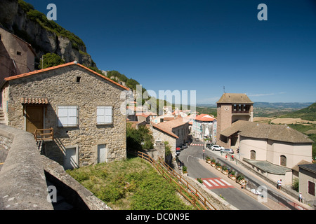 ROQUEFORT-sur-Soulzon Causse du Larzac AVEYRON FRANCE Banque D'Images