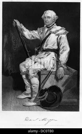 Années 1700 Années 1770 GÉNÉRAL DANIEL MORGAN CHEF DE MOUNTAINEER RIFLEMEN PENDANT GUERRE D'INDÉPENDANCE AMÉRICAINE ET AUSSI Whiskey Rebellion Banque D'Images