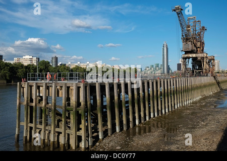 Tamise près de Battersea Banque D'Images