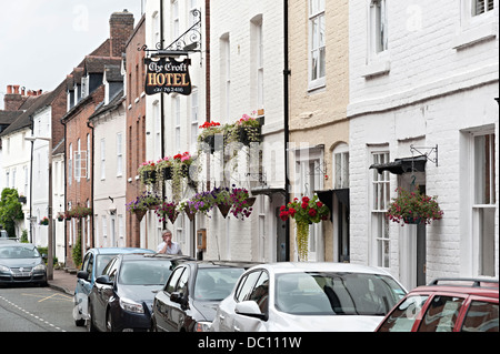 Bridnorth Shropshire street ely croft hotel Banque D'Images